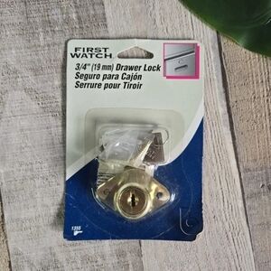 FIRST WATCH | Gold Drawer Lock w/ Key